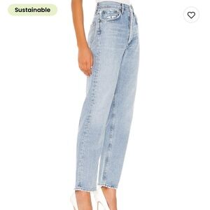 Agolde 90’s mid rise jeans loose fit in snapshot